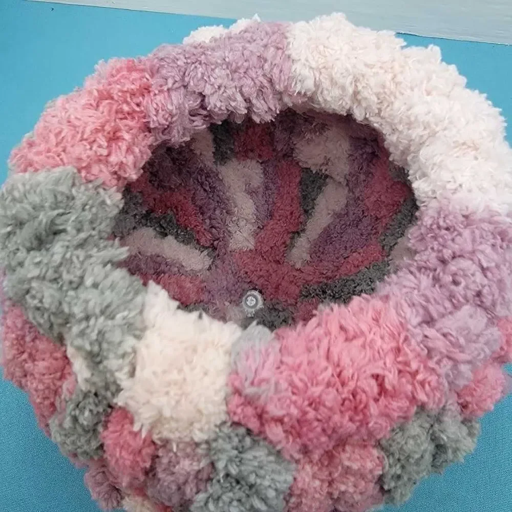 Plush Pet Bed Hideaway Cozy Den Igloo Mouse Hamster Guinea Pig Burrow